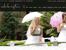 Tablet Screenshot of amberleereceptions.com.au